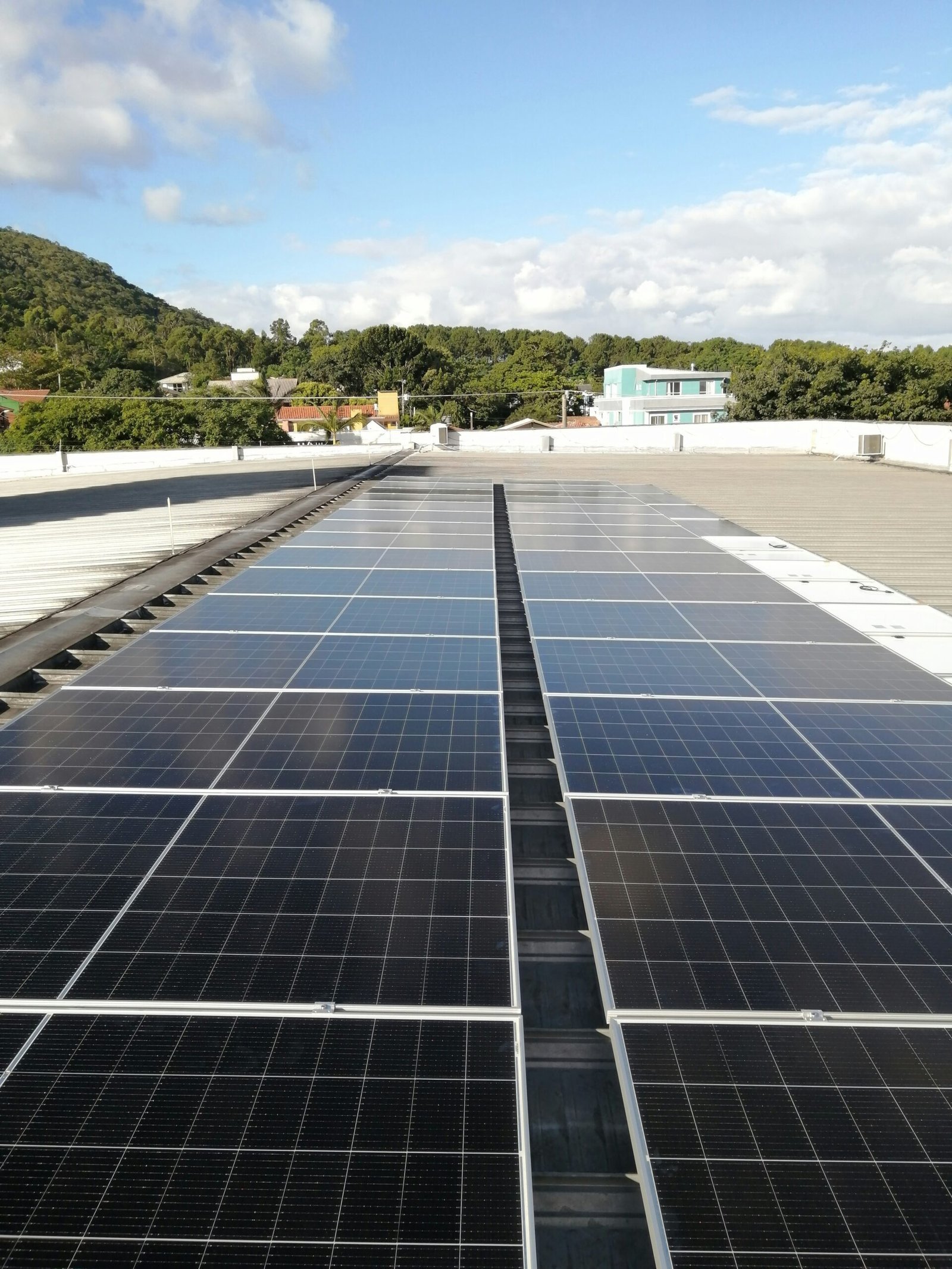 Photovoltaikmodule auf einer Dachfläche